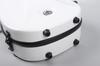 YoungMonic A Heavy-Duty, Ultra-Lightweight Carbon Fiber Violin Case for 44 Full-Size Violins, Weighs Approximately 2kg (White)