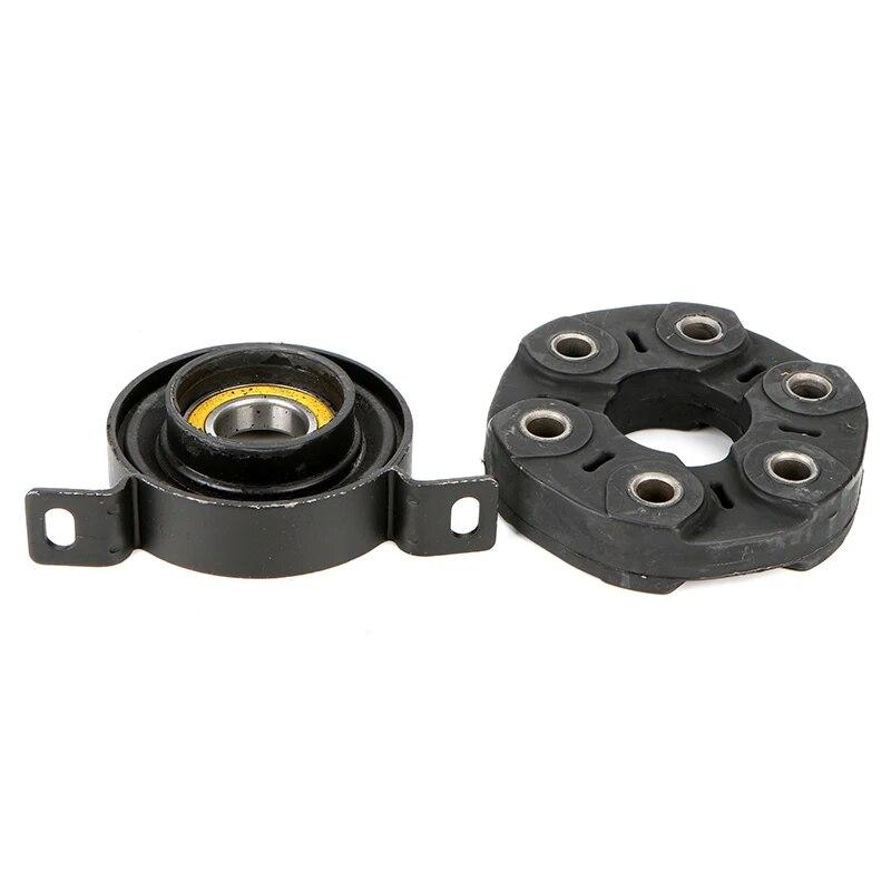 1 Set Driveshaft Center Bracket Support Bearing Flex Joint Disc Kit for BMW E53 X5 3.0i 4.4i 4.6is 4.8is 26121229726 26111229360