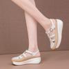 Retro Sandals  Summer New Style Hollow Breathable Color Blocked Thick Bottom Anti Slip Comfortable Versatile Women's Shoes
