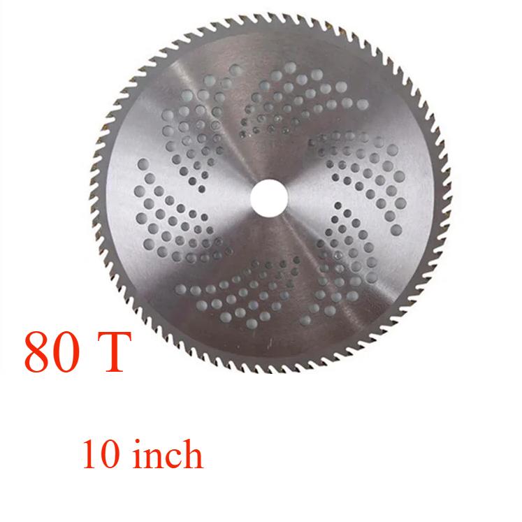 1 Pcs10 Inch 40/60/80 Teeth Universal Lawn Mower Sharp Blade Carbide Easy To Install Strong Durablefor Lawn Mower Weed Lawnmower
