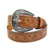 Western Denim Belt Cow Head Big Board Buckle Retro Engraved Men'S Punk Hip Hop Pu Leather Belt