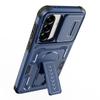For Samsung Galaxy A36 5G/A56 5G Case Slide Lens Shield PC+TPU Kickstand Phone Cover