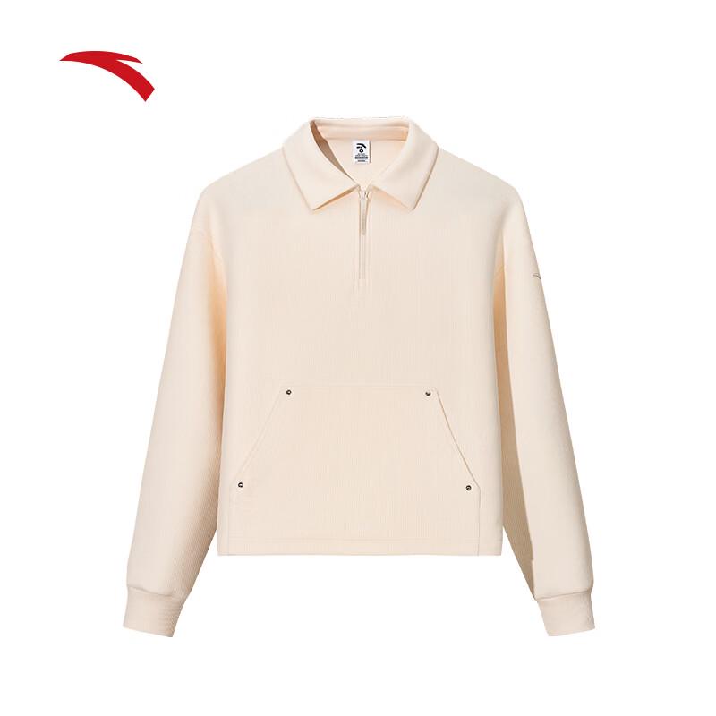 Anta Women s Easy-Care Half-Zip Stand-Collar Sweatshirt M
