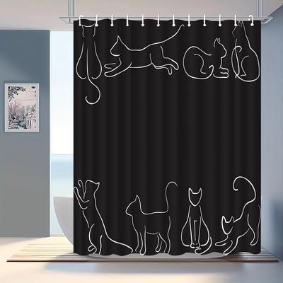 Badkamer en toilet – Douchegordijnen