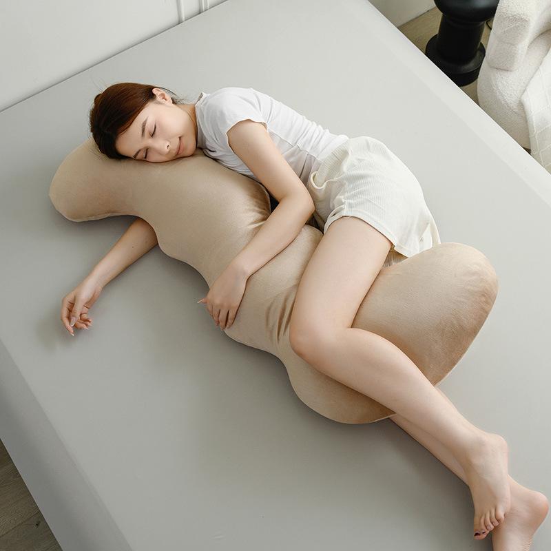 Cuscino Laterale per Gravidanza: Cuscino di Supporto per Gambe per Donne e Uomini, Lavabile