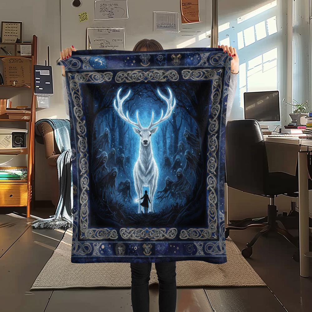 1 Stück Flanelldecke mit Cartoon-Druck, Hohe Qualität, Bequem für alle Jahreszeiten, Heimdekoration, Wärme und Komfort, Perfekt als Weihnachts- oder Geburtstagsgeschenk