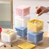 Split Type Double-Layer Food Preservation Storage Box Thick Drainage PP Kitchen Basket For Preparation & Side Dish Storage