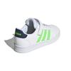 Adidas Neo Grand Court Comfortable Trendy Durable Low-Top Kids Skate Shoes Kids Skate Shoes White Green GX5746