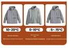 Unisex Mountain Three-in-One Waterproof Windproof Hooded Jacket - Perfect for Couples and Groups