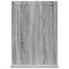 Washbasin Mirror Right Angled Grey Sonoma 70 x 50 x 18 cm
