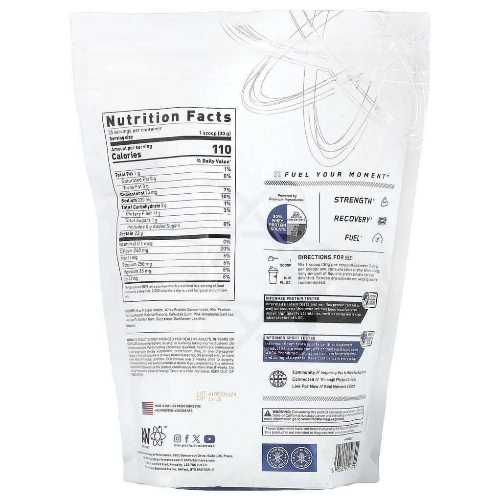 Performance Hybrid Protein Schokolade 750G (1.65 Pfund)