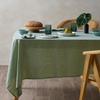 Natural Fabric Tablecloth,100% Pure Linen Solid Color Table Cover,For Kitchen Dining Room Party Holiday Tabletop Decoration