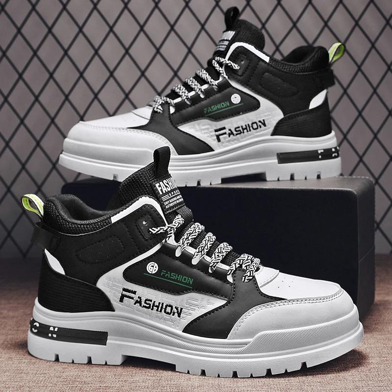 Sneakers Men Casual Autumn Vulcanized Shoes Male Walking Sport Shoes Outdoor Sneakers Male Sneakers Soft Sole Walking Shoes