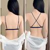 2204# Lightweight Wire-free Front Closure Bra: Breathable, Ultra-thin Cup for Young Girls with Small Chests - Perfect Summer Underwear