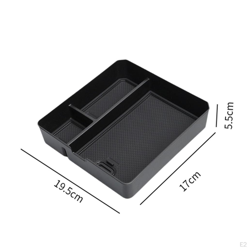 Car Armrest Storage Box Center Console Large Capacity Interior Decor Multipurpose