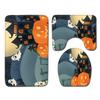 Halloween Shower Curtain Floor Mat Combination Four-Piece Set Kitchen Absorbent Non-Slip Carpet Bedroom Door Mat
