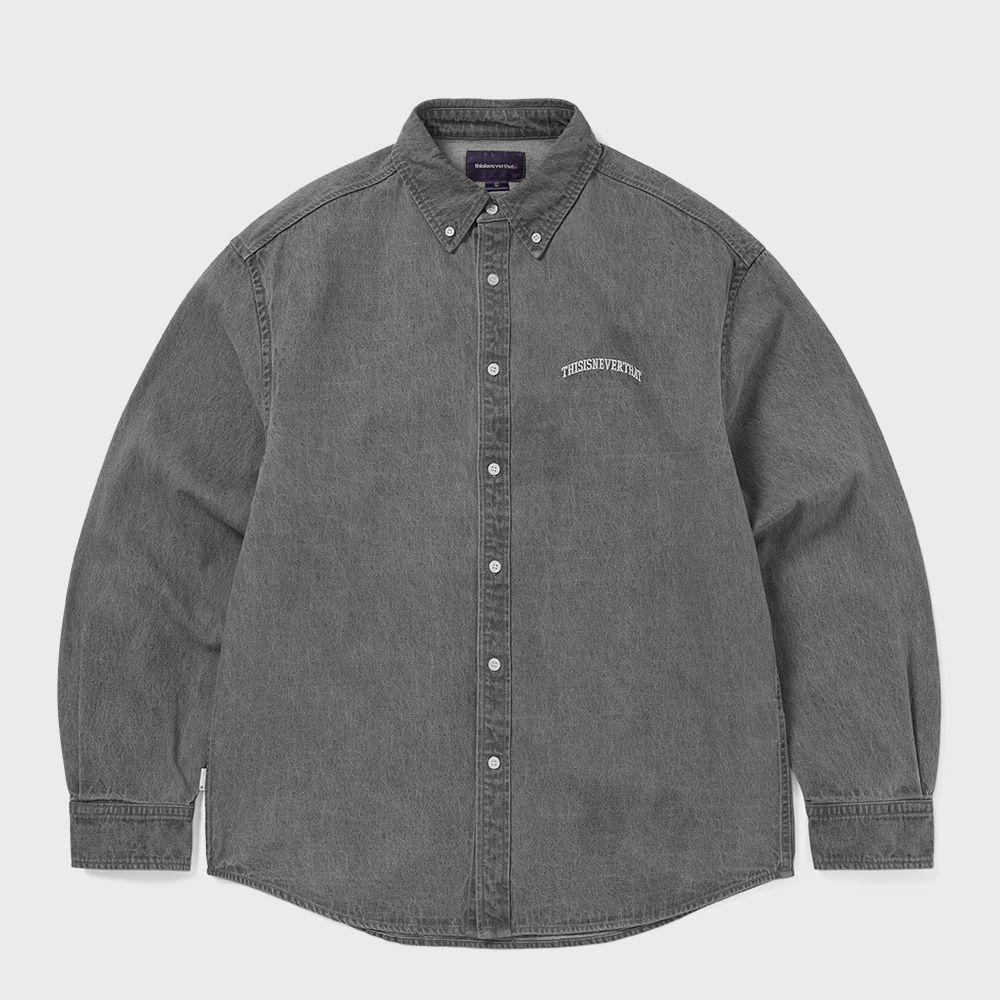 ЭтО НикОгдА Не ТаКой ВыдЕлЯюЩиЙсЯ Джинсовый РубАшЕк СерЫй S