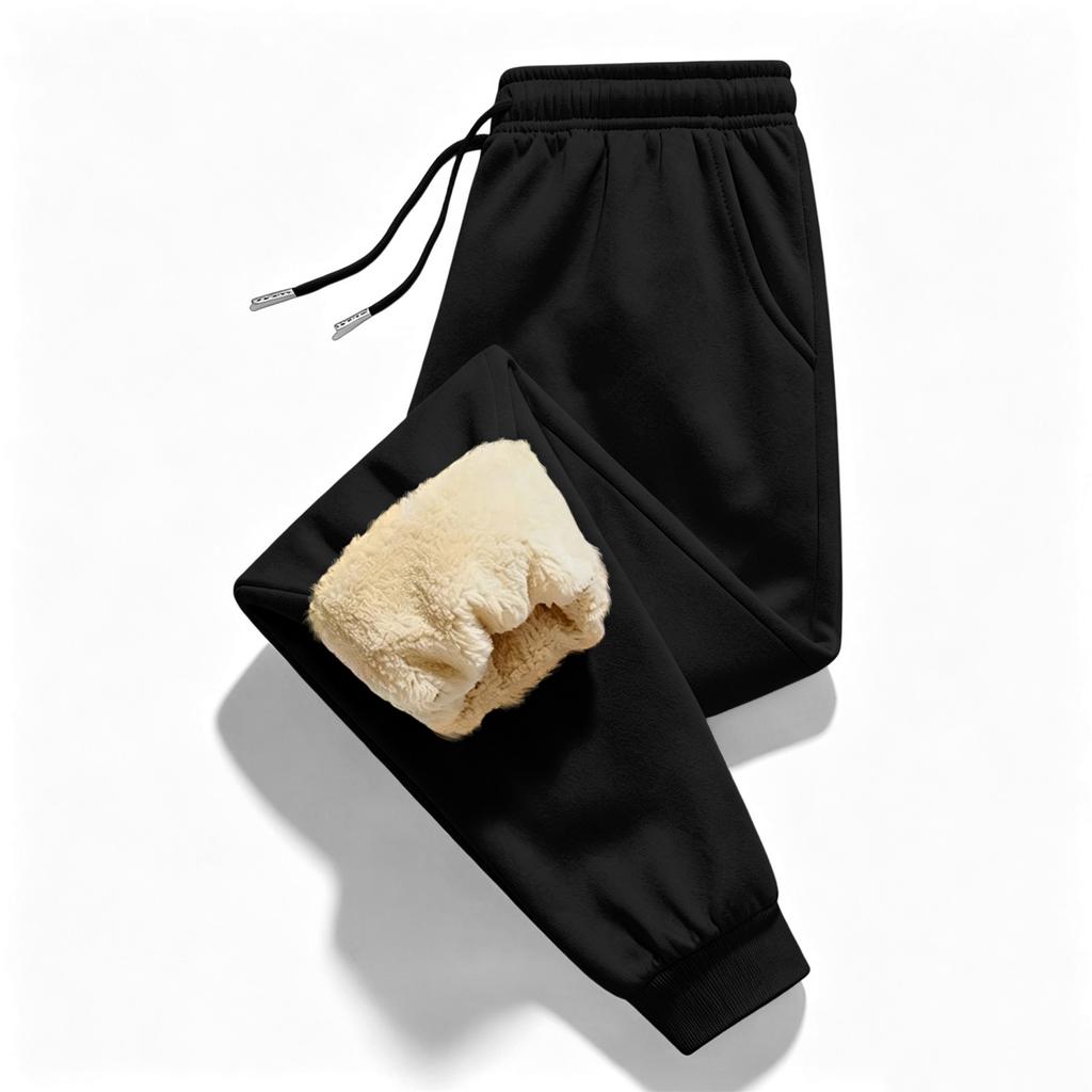 Women's Color Joggers with Pockets, Warm Cinched Casual Sweatpants