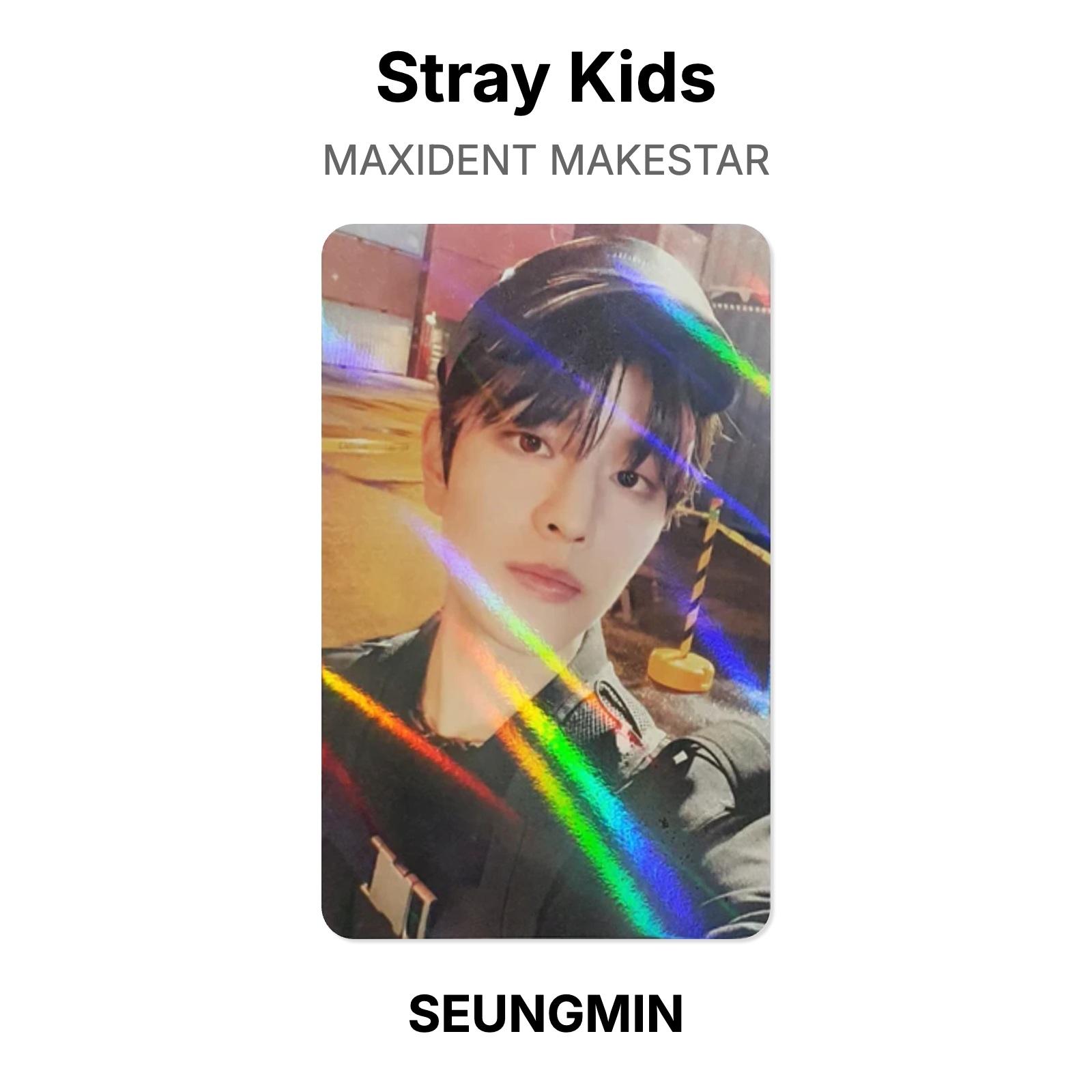 Stray Kids MAXIDENT MAKESTAR Official Photocard SEUNGMIN