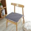 Solid-color all-cotton chair cushions simple and modern office chair cushions anti-slip home winter chair covers