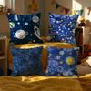 Starry Sky Texture Cushion Cover Set of Decorative Short Plush Pillow Covers for Sofa Soft Cushion Case X Cm