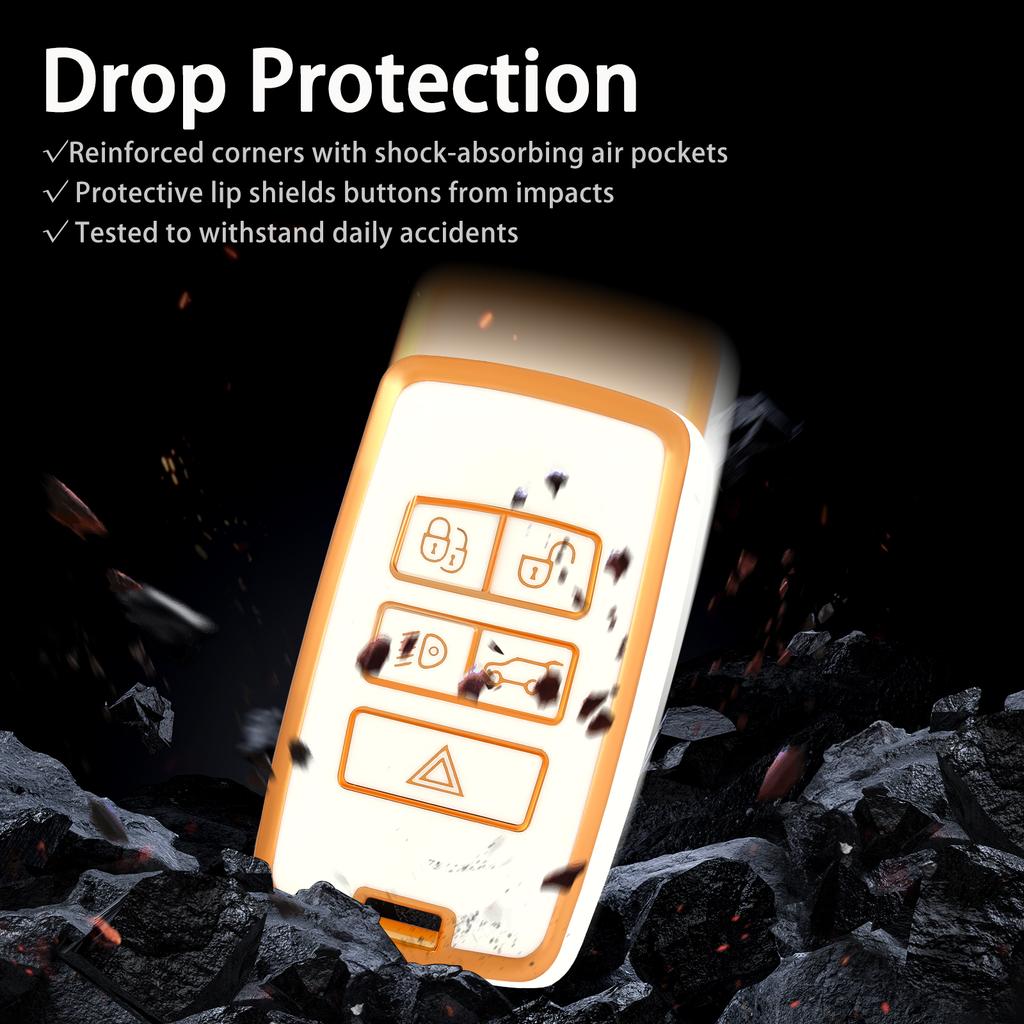 TPU Car Remote Key Case Cover For Land Rover Range Rover Sport Velar Evoque Freelander Discovery Jaguar XF XJ XJL XE E-PACE