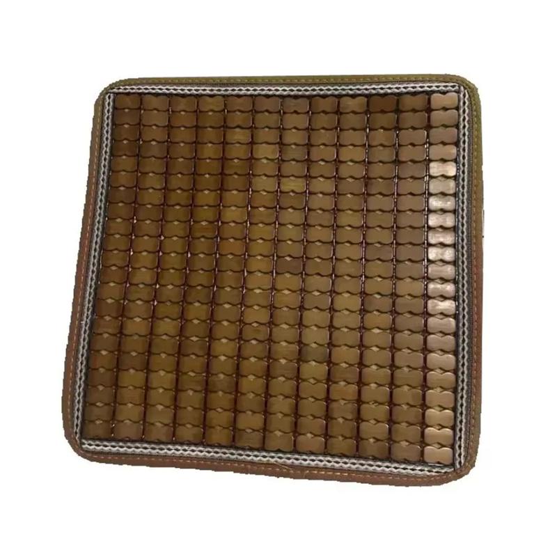 43x43CM Simple Square Chair Cushion Summer Cool Pad Breathable Non-slip Office Chair Mat Home Dining Chair Bamboo Cushion 43x43cm