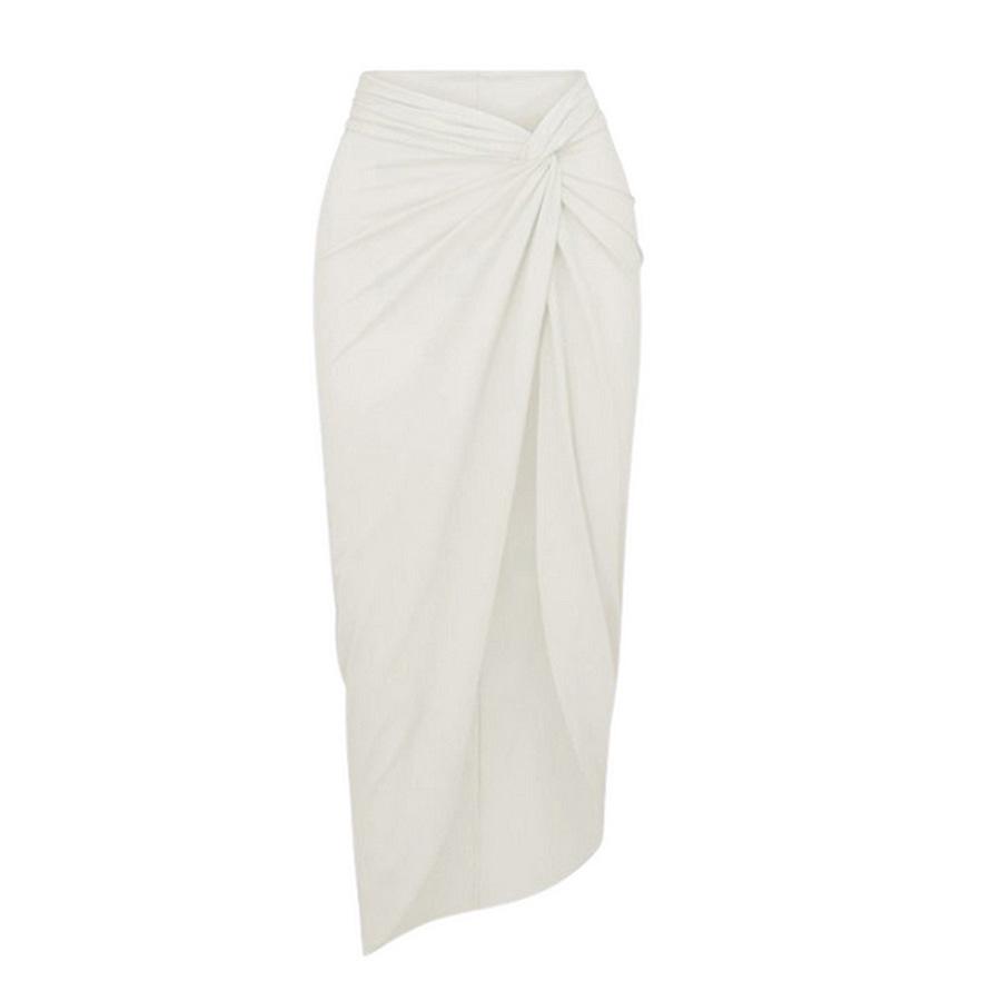 European & American Solid Color Bodycon Slit Midi Skirt - Hot Selling Women's Fashion Skirt