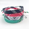 Arabic Geometric Ribbon Bracelet: Hand-Woven, Adjustable Ethnic Style