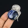 Gift For Women Stackable Ring Size 8.5 925 Silver Natural Sodalite Gemstone