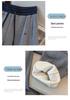 Winter High Waist Plus Size Velvet Women's Pants - Loose Fit, Fits Up to 300 Jin