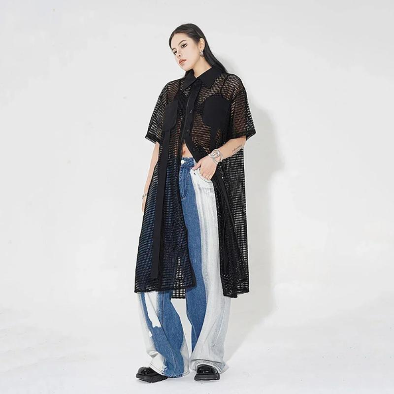 XITAO Perspective Mesh Dress LYD1765