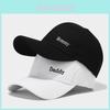 Retro Daddy And Mommy Cotton Baseball Cap With Embroidered Letters For Casual Sun Protection