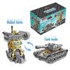 Children’s DIY Mecha Tank Transforming Finger Spinner Robot - Educational Decompression Toy