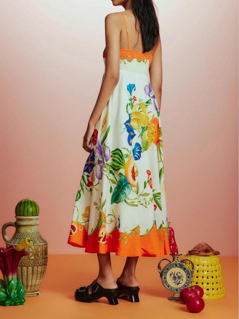 Europäisches & Amerikanisches Lässiges Mode-Maxi-Slip-Kleid - Strandstil Bedruckt für Damen (2026)