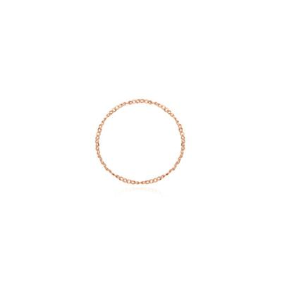 Tirr Lirr 14K Pink Gold Twinkle Chain Ring TRSK4P22033M