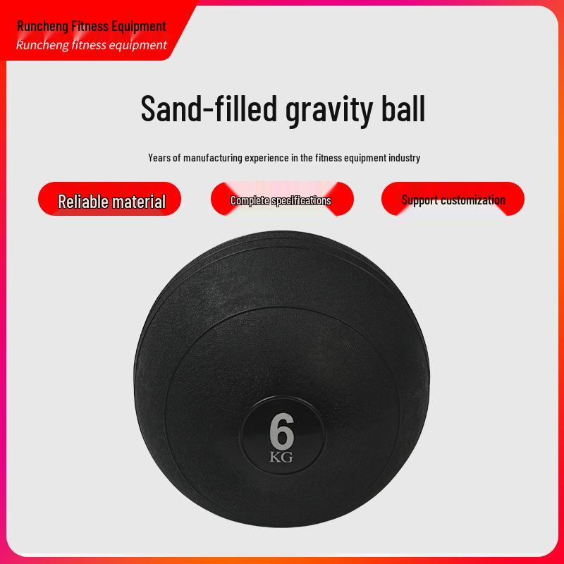 Sand-Filled Gravity Medicine Ball for Fitness and Physical Training 4KG