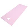 Buty Salon Bed Sheet Waterproof Oil Proof   Bed Cover with Face Brth Hole(Pink +Dark Coffee )