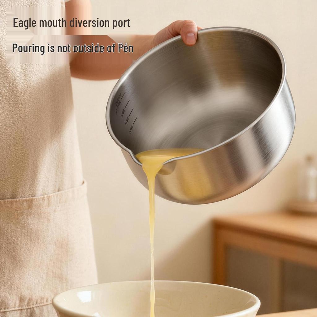 304 Stainless Steel Dual-Layer Kitchen Drain Basket and Rice Washing Sieve