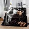 Eminem Hip -hop Singer Printing Blanket Warm Blanket Flannel Blanket Picnic Blanket Blankets for Beds Birthday Gift