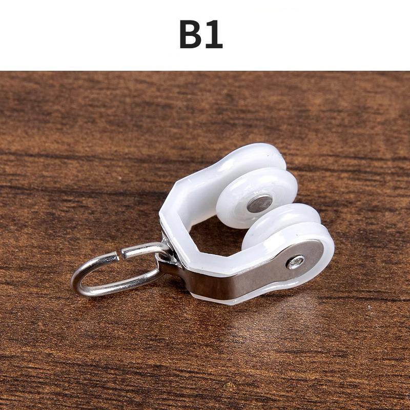 Ceiling Curtain Rail Track Glider Sliding Curtain Track Hook Drapery Rail Roller Carrier Shower Curtain Pulley Window Accessory