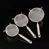 304 Stainless Steel Colander Durable Residue Strainer Plastic Handle Fine Mesh Oil Skimmer Spoon Flour Sieve Kitchen Accessories