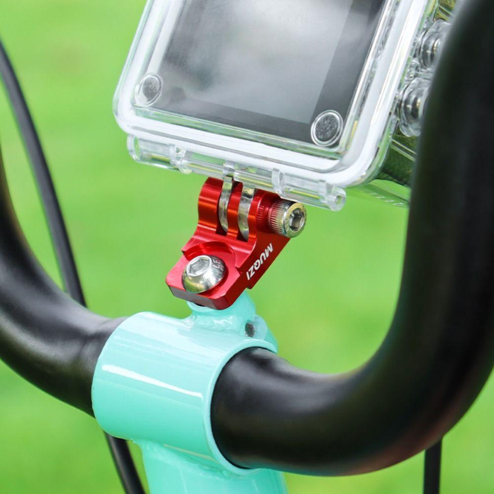 Aluminium Alloy Bicycle Front Light Holder Lamp Bracket Modification Bike Front Light Bracket Adjustable Adapter