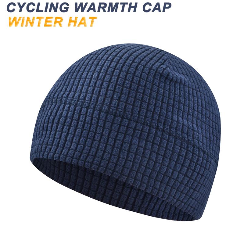 Outdoor Cycling Cap Winter Hat Polar Fleece Fabric Warmth Cap Casual Fashion Hats Running Ski Protection Tactical Windproof Hat