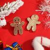 Women'S Christmas Gingerbread Earrings, Sweet And Elegant Earrings, Cute Holiday Earrings, Versatile Christmas Accessories