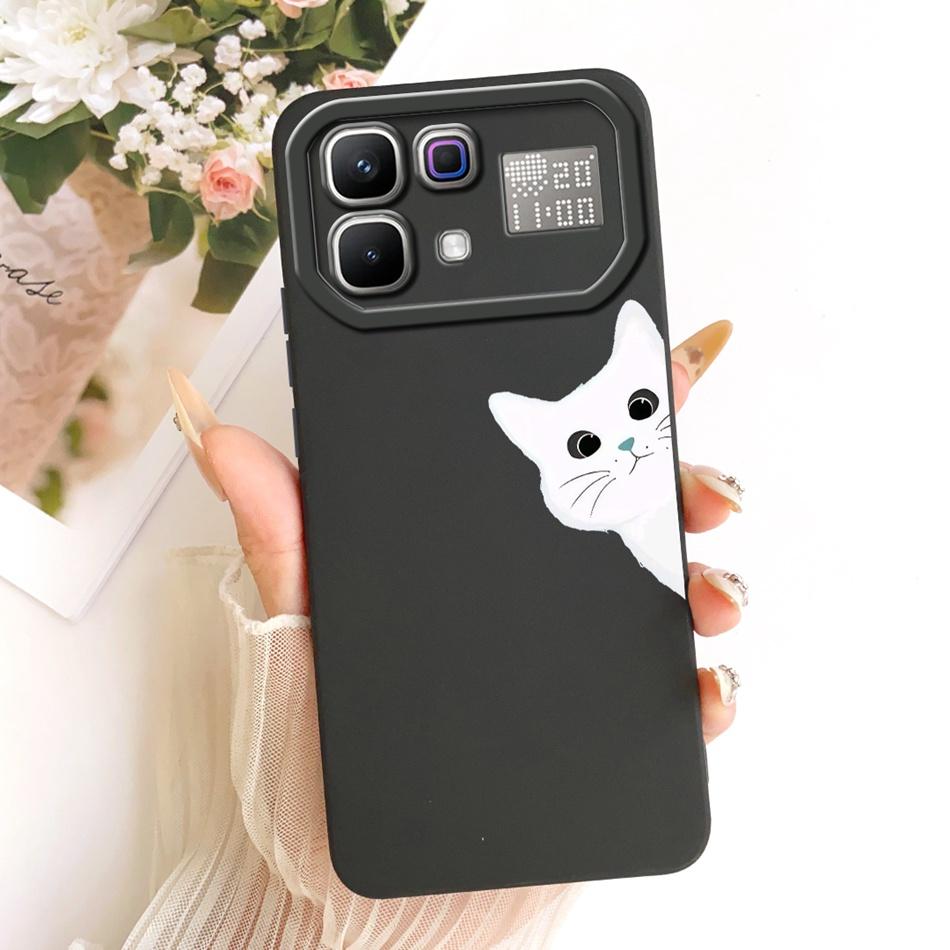 For Infinix Note 60 Pro Note60 Cute Cat Flower Cartoon Phone Case For Infinix Note 60 60Pro 5G Soft Silicone Covers Bumpers