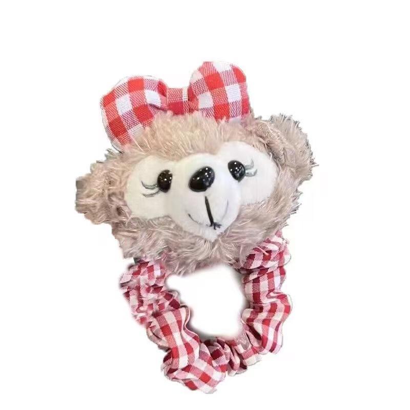 Duffy Bear ShellieMay Rotes Karomuster Scrunchie mit Herz-Anhänger