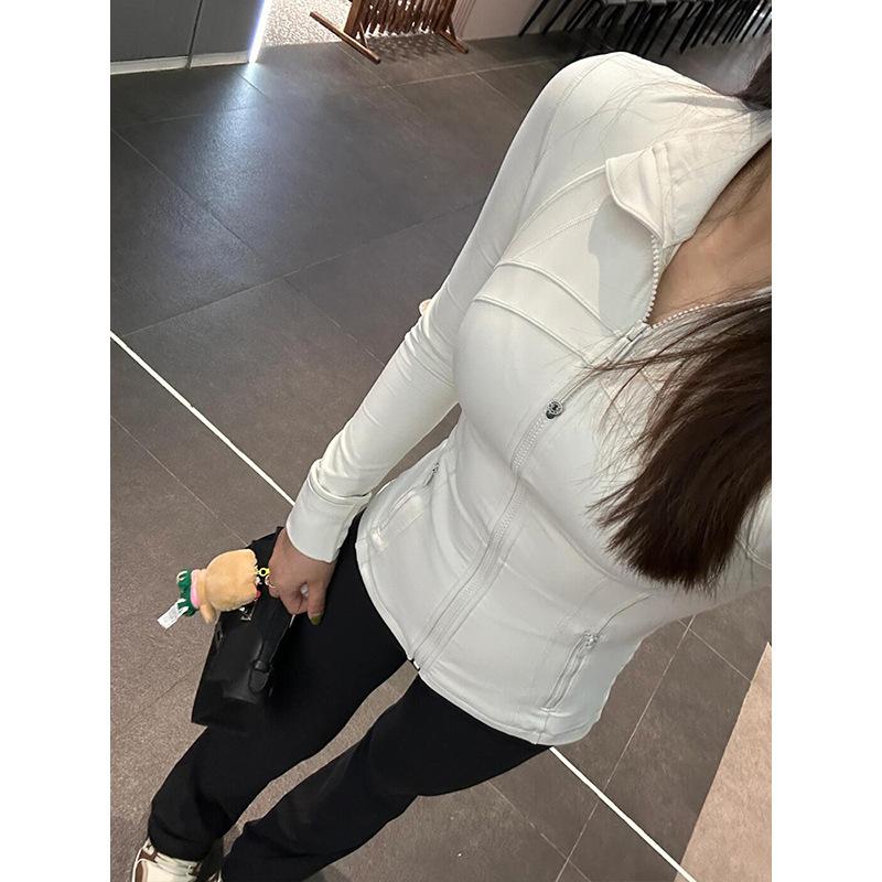 Yoga Clothes Jacket Top Slim Fit New Autumn and Winter Sports Winter Fitness Clothes Women's