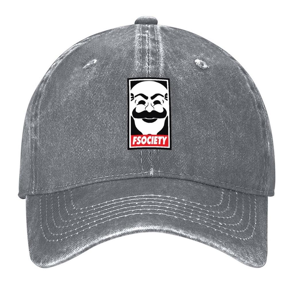 2026 2026 Fsociety Baseball Cap Fun Hats Luxury Woman Cap Snap Back Hat Vintage Men Women's