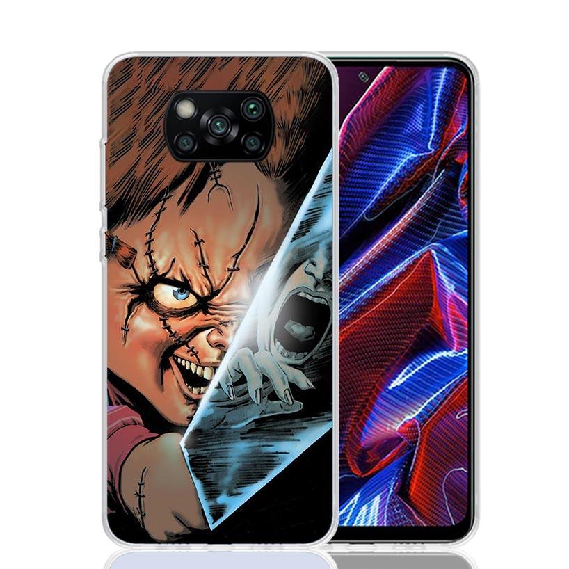Chucky Child's Play Case Phone Cover for Xiaomi Redmi Note 10 9 9S 8 8T 7 5 Pro Mi 12T 11T 10T 9T 12 11 Lite A3 A2 Trend Fundas